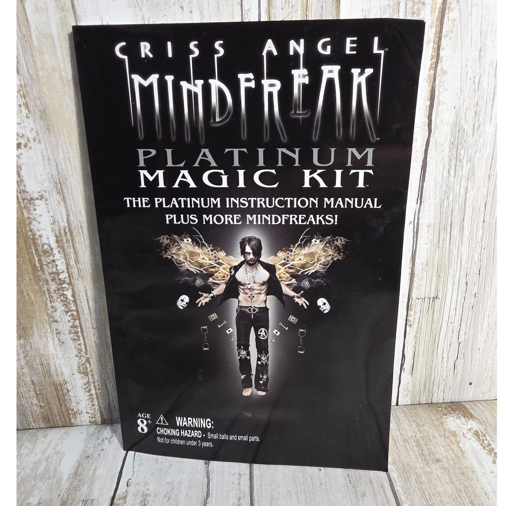 Criss Angel Mindfreak Platinum Magic Kit Instruction Manual 2009 Illusion Guide